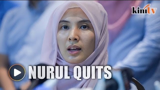 Nurul quits as PKR vice-president, says will not serve gov't