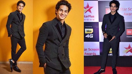 Ishaan Khattar looks handsome as he arrives at Star Screen Awards 2018 | FilmiBeat