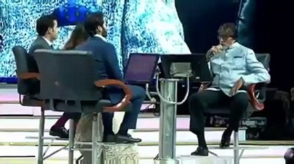 Amitabh Bachan playing KBC with Isha Ambani, Aakash Ambani, Anant Ambani