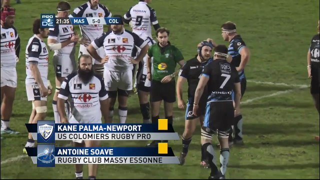 PRO D2 - Résumé Massy-Colomiers_ 22-13 - J15 - Saison 2018_2019