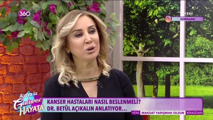 Kanser hastaları nasıl beslenmeli?