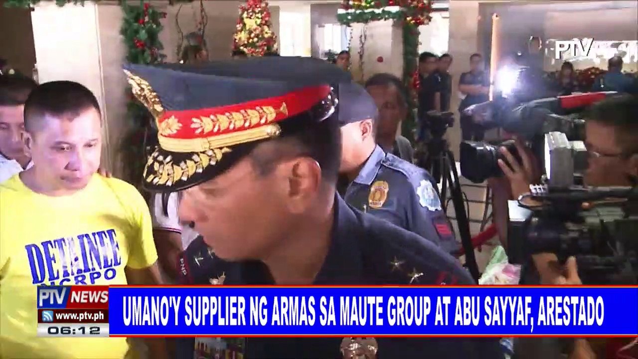 Umano'y supplier ng armas sa Maute group at Abu Sayyaf, arestado
