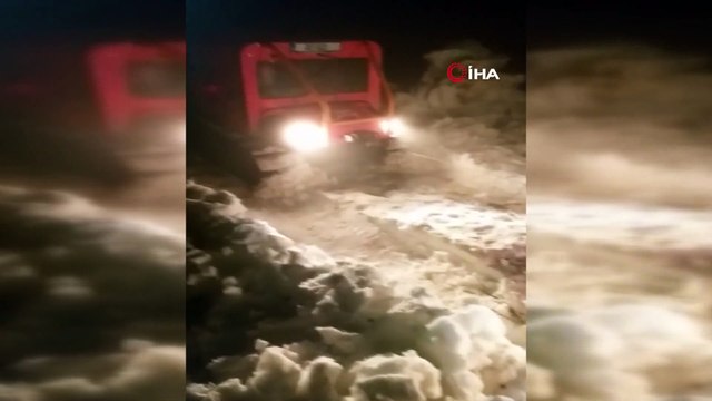 Kocaeli’de karda mahsur kalan 7 kişiyi AFAD ekipleri kurtardı