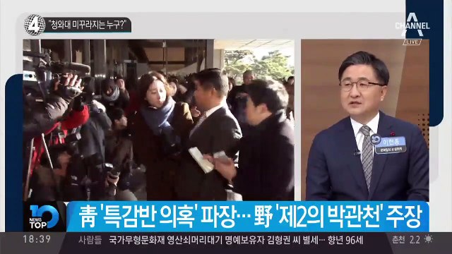 “청와대 미꾸라지는 누구?”