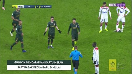 Golovin Mendapatkan Kartu Merah Saat Melawan Lyon