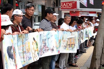 Perak life, buildings and nature come to life in painters’ scroll