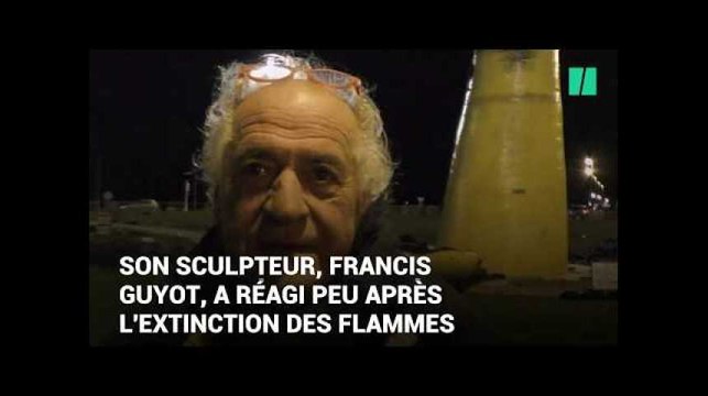 La Main Jaune embrasée à Châtellerault après le départ des gilets jaunes