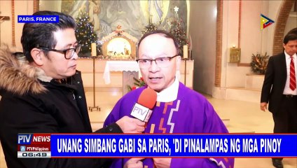 Unang Simbang Gabi sa Paris, 'di pinalampas ng mga Pinoy