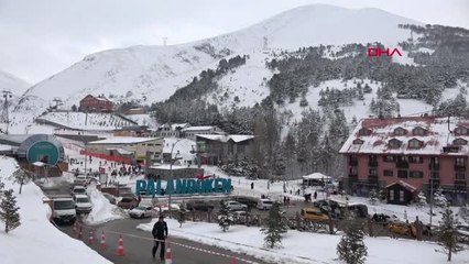 Erzurum Palandöken Tatilcilerle Dolup Taştı