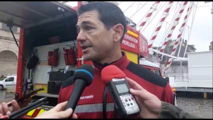 Entraînement des pompiers à Besançon : interview du conseiller technique Bruno Patton