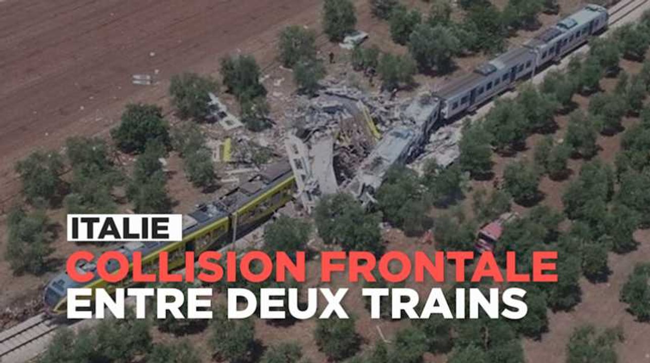 Italie : ce que l'on sait de la collision mortelle entre deux trains