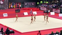 Histórico Quinto puesto de Sakoneta en el Campeonato de España de Gimnasia Rítmica