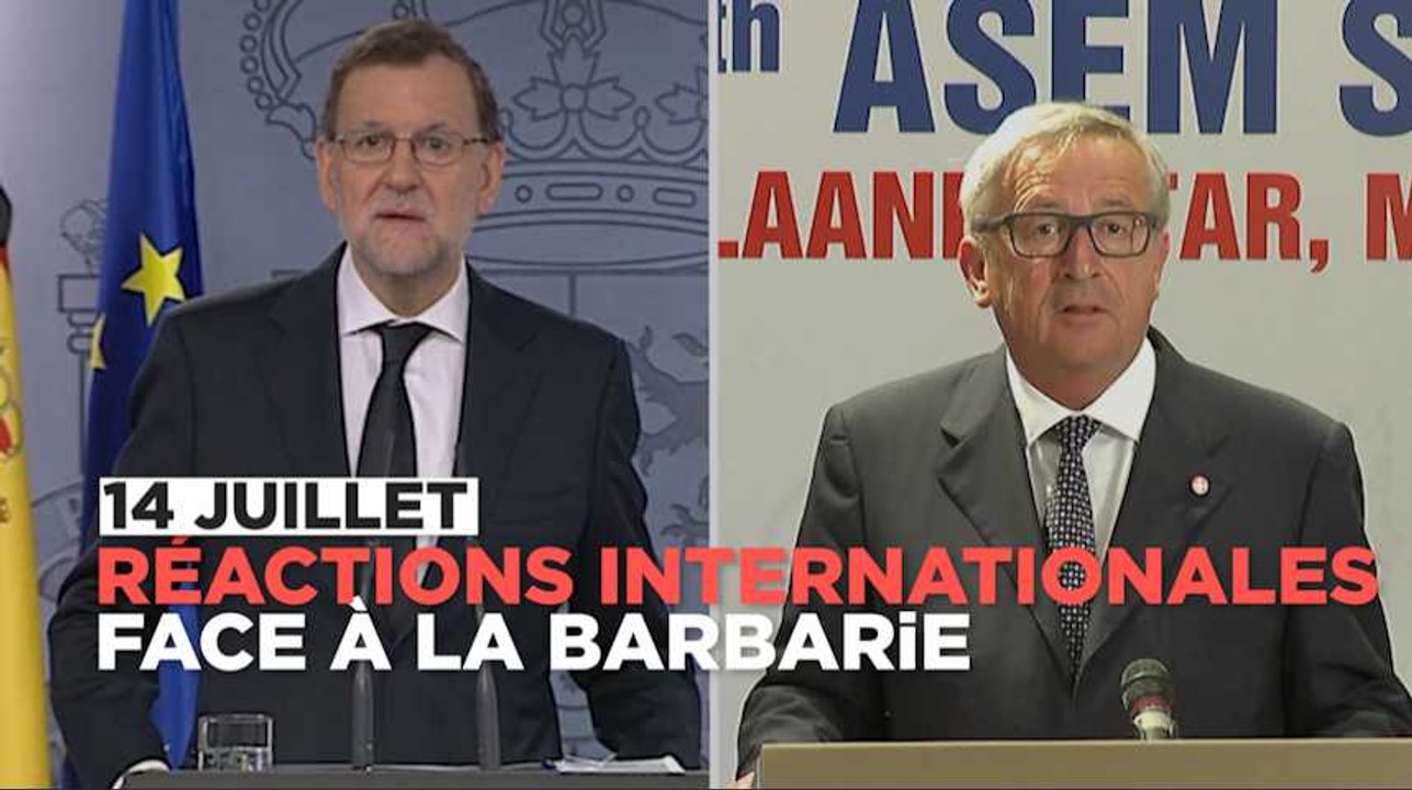 Attentat de Nice : les hommages de Rajoy et de Juncker