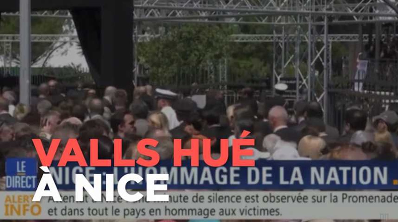 "Démission", "Assassins"... Valls et des élus hués à Nice