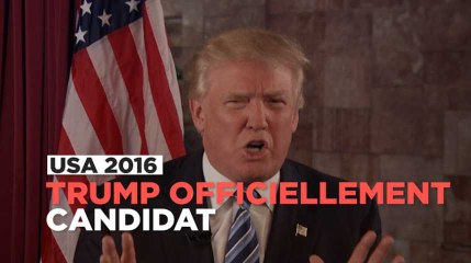 Trump officiellement candidat : "Nous devons aller jusqu'au bout"