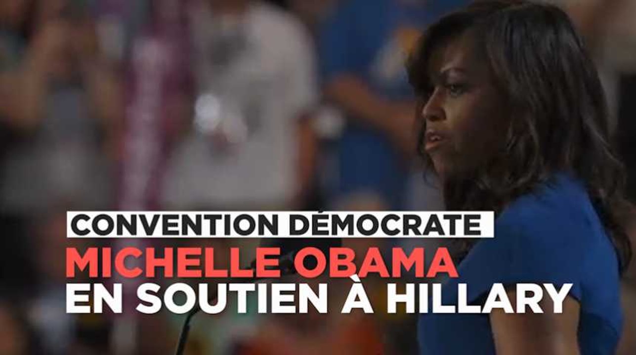 Convention démocrate : Michelle Obama n'a "confiance qu'en Hillary Clinton"