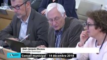 Jean-Jacques MOREAU sur l'accueil des Tout-Petits au Conseil Municipale Nantes le 14 décembre  2018