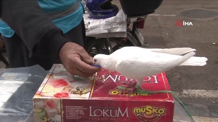 Tezgahına Bağladığı 'Talih Kuşu' Bilet Satışlarını Arttırdı