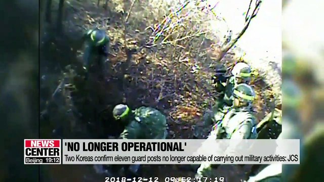 S. Korea confirms eleven N. Korean guard posts in DMZ have been disabled