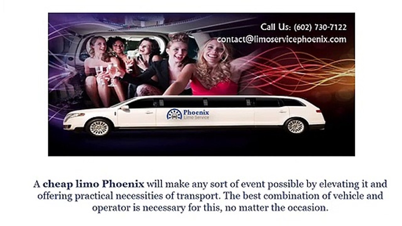 Comprehensive and Complete Wedding Limo Service in Phoenix