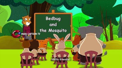 Bedbug and the Mosquito -  Panchatantra Short and motivational English Story For Kids - Maha Cartoon TV English