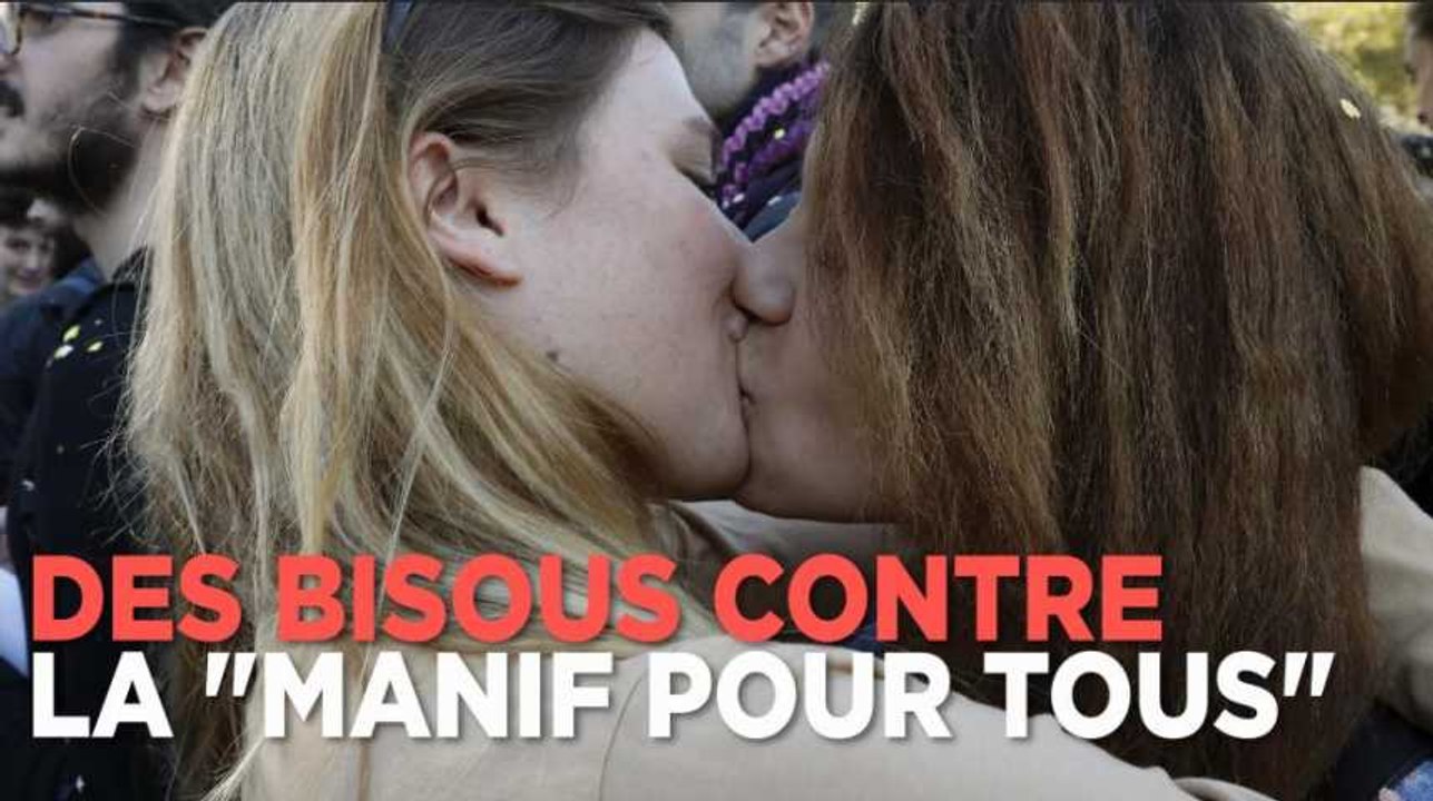 Ils s'embrassent tous contre la "Manif pour tous"
