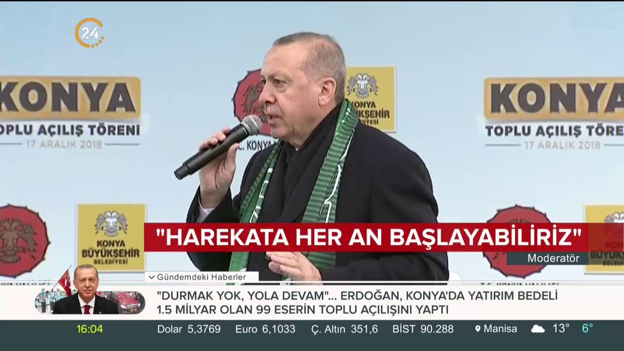 "Harekata her an başlayabiliriz"