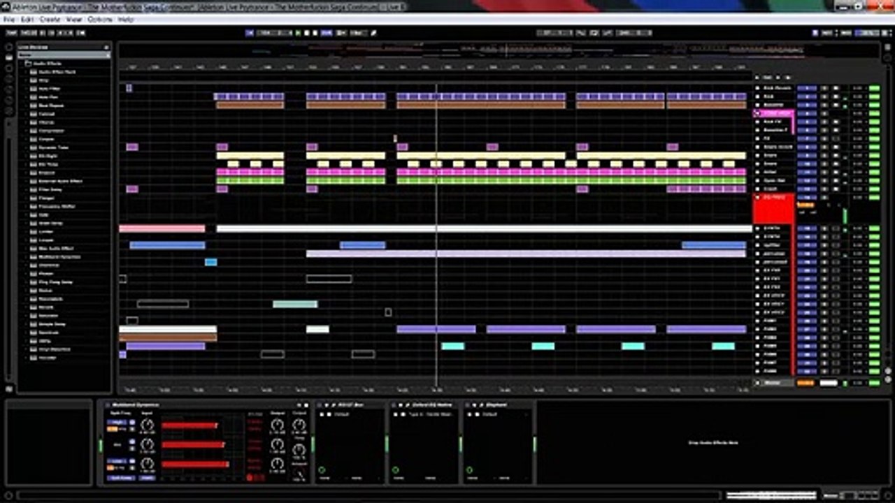 Ableton Live Psytrance @ The Motherfuckin Saga Continues TEMPLATE