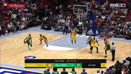 Killer 3s vs Ball Hogs - Full Game Highlights   Week 5   July 20, 2018   BIG 3 Basketball