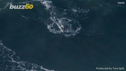 Watch As British Pro Surfer Rides the Biggest Wave Ever Surfed