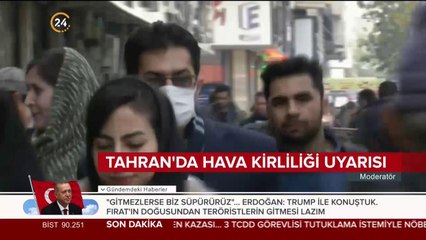 Tahran'da hava kirliliği