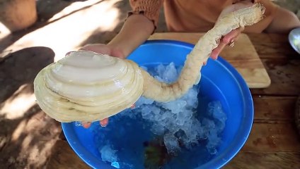 Cambodian beauty cooking giant elephants, this practice is quite Chinese