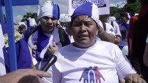 Nicaragüenses en Costa Rica protestan contra Ortega en frontera