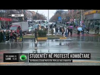 Pa Koment - Studentët bllokojnë rrugën te "Zogu Zi" - Top Channel Albania - News - Lajme