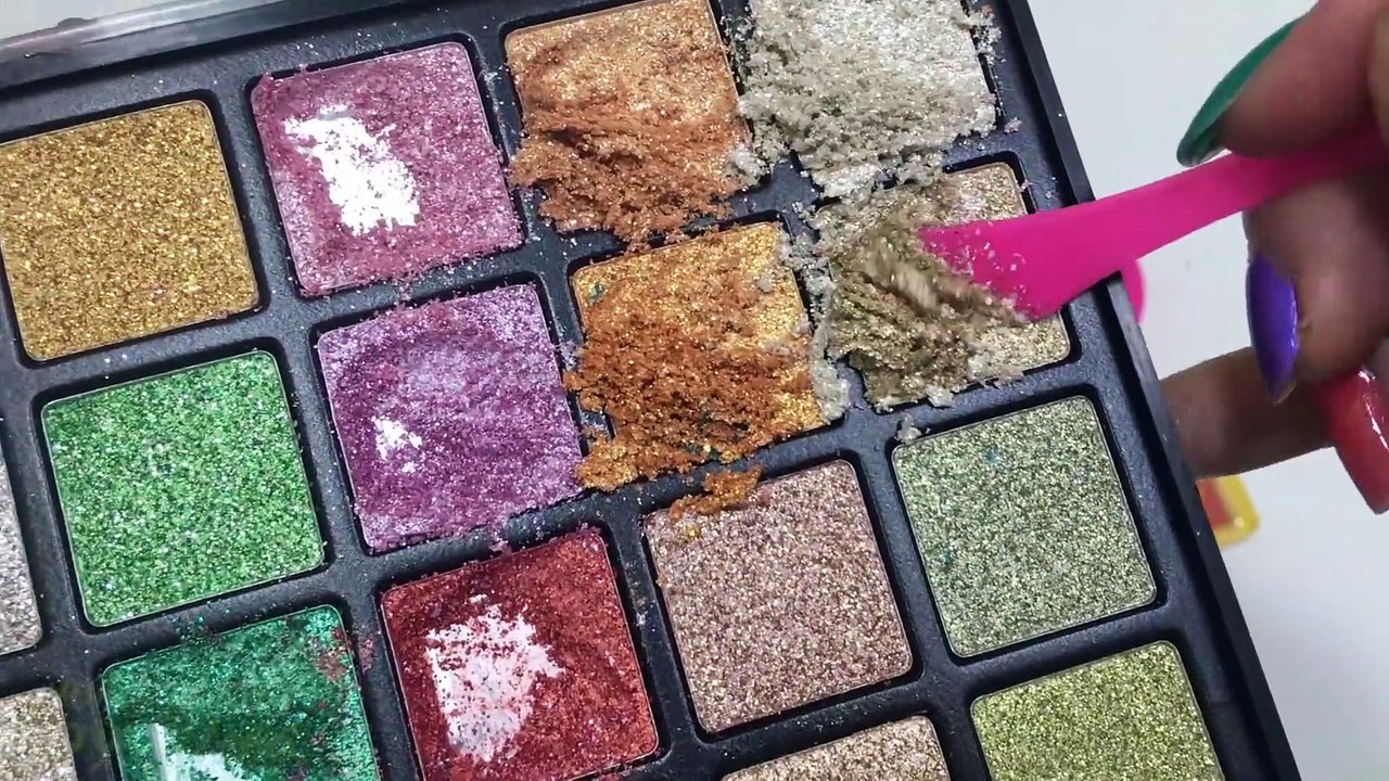 How to make Butter Slime in a Bag! Mixing Eyeshadow into Butter Slime! Satisfying Slime s !