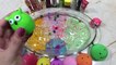 Mixing Makeup and Glitter into Store Bought Slime | Relaxing Slime With Balloons