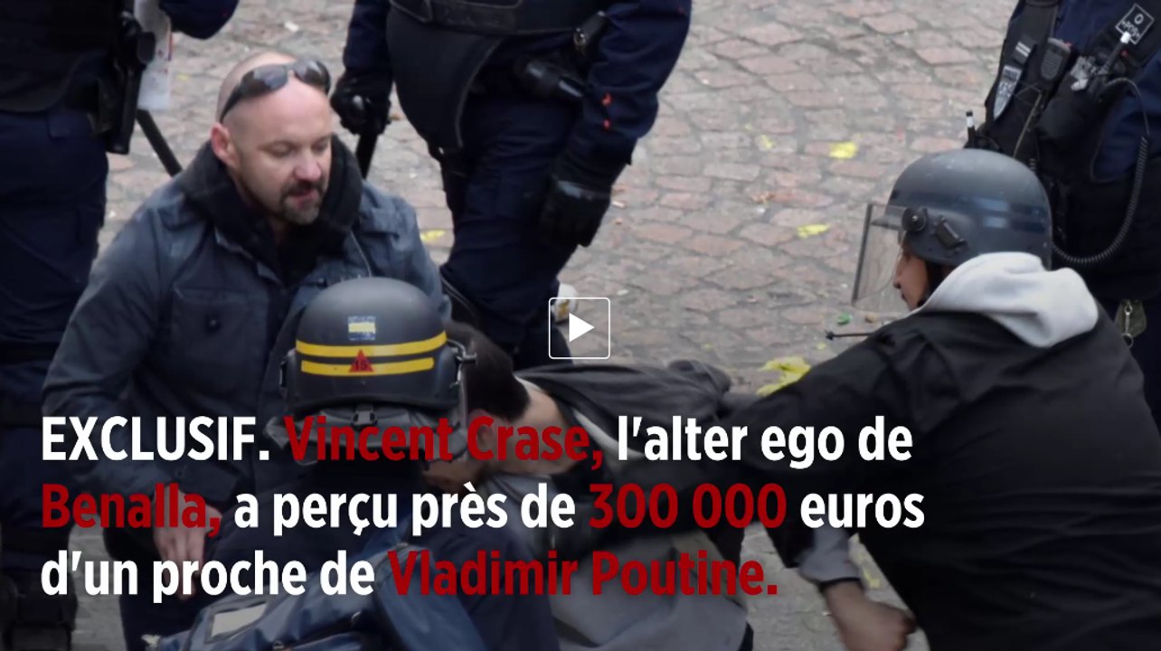 Vincent Crase, l'alter ego de Benalla, a perçu...