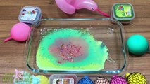 MAKING SLIME WITH BALLOONS! MIXING STRESS BALLS WITH STORE BOUGHT SLIME! RELAXING SLIME WITH BALLOON