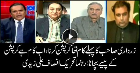 Zardari is trying to protect the looted money: Ali Haider Zaidi
