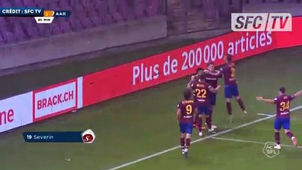Les montées victorieuses de Yoan Severin avec le Servette FC