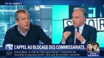 L'appel au blocage des commissariats