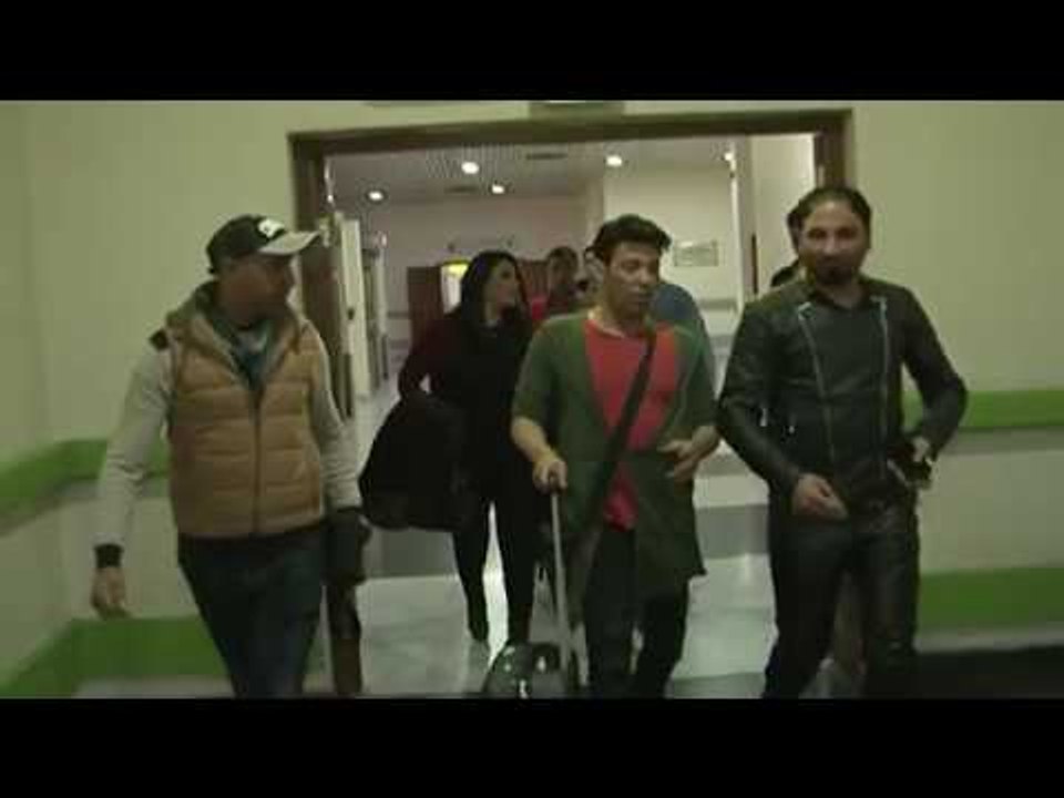 وصول الفنان سعد الصغير الي مطار بغداد الدولي