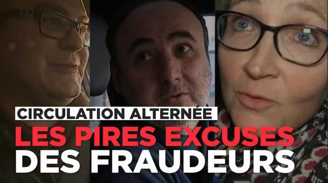 "Je ne vais pas très loin..." : les pires excuses de la circulation alternée
