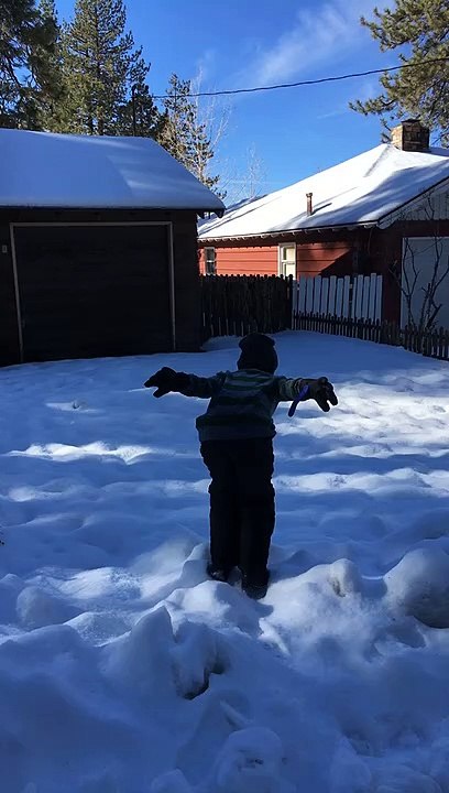 Snow Dive Fail