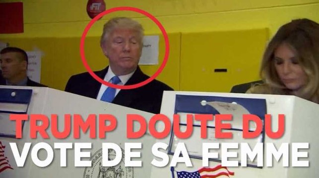 Présidentielle américaine : Donald Trump doute du vote de sa femme Melania