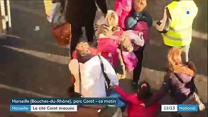 Marseille : la cité Corot évacuée
