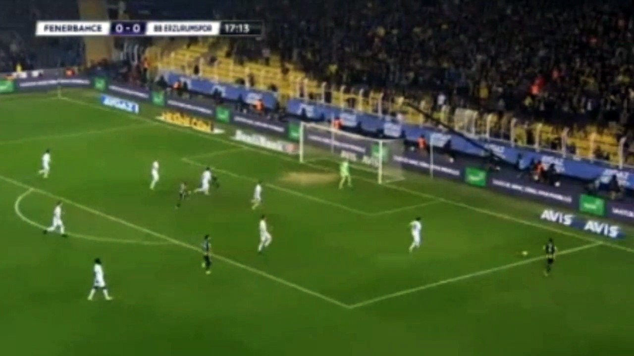 Andre Ayew Goal -  Fenerbahce 1 - 0	 Erzurum BB 17.12.2018 HD