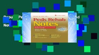 Popular Peds Rehab Notes: Evaluation and Intervention Pocket Guide (Davis s Notes Book) - Robin L