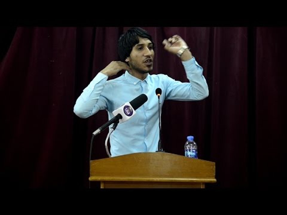 الشاعر جهاد ال خليفة || رسائل حب بامضاء الحشد || المعهد التقني ( البصرة )