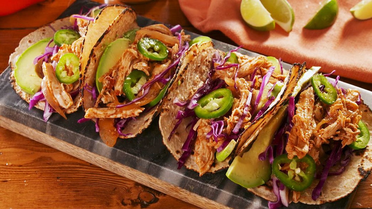 These Crock-Pot Chicken Tacos Are A Weeknight Staple